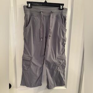 Lululemon Yoga Camp Crop Pants Fossil Grey